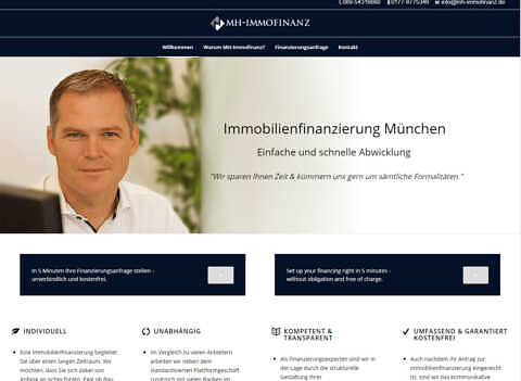 Webseite MH-Finanz