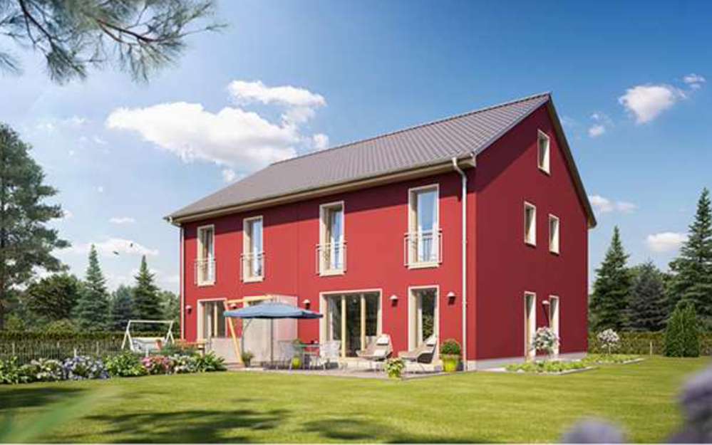 Neubau: Schöne Doppelhaushälfte nahe Erding in idyllischer Lage zu verkaufen