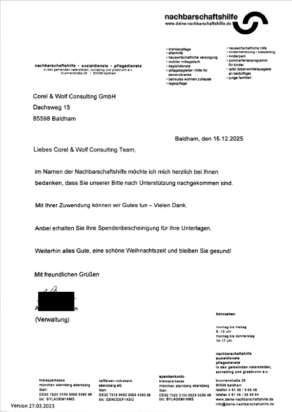 CwC Immobilien Nachbarschaftshilfe